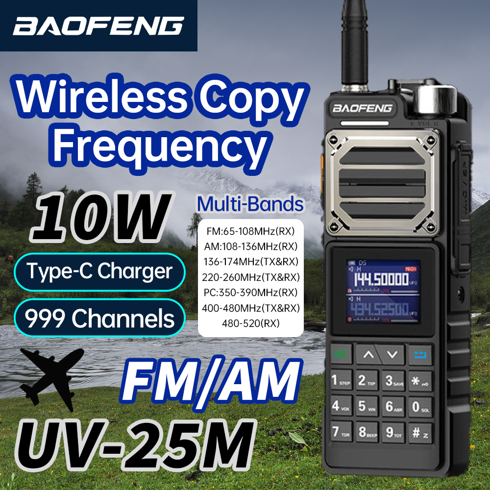 Baofeng UV-25L Ham Radio Hoge Krachtige keeptische Walperforated Talkie 50 NORVier-Band Type-C 999 oke aal Tweeweg Radio Baofeng Nieuwe Up