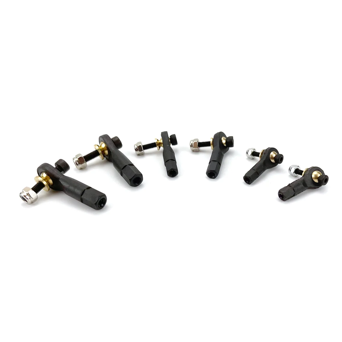 10 Chiếc M2 M2.5 M3 Nylon Kim Loại Bi Liên Kết Với Ốc Vít Lắp Ráp Bộ Cần Cấp Cho RC Mô Hình Máy Bay đồ Chơi Xe Tải Xe Tải Lỗi Phần
