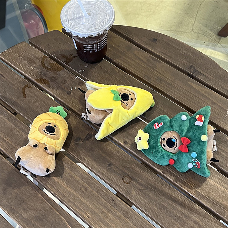 Natal pingente boneca urso cocar manto boneca diy brinquedo criativo roupas para cultivar habilidade prática crianças surpresa