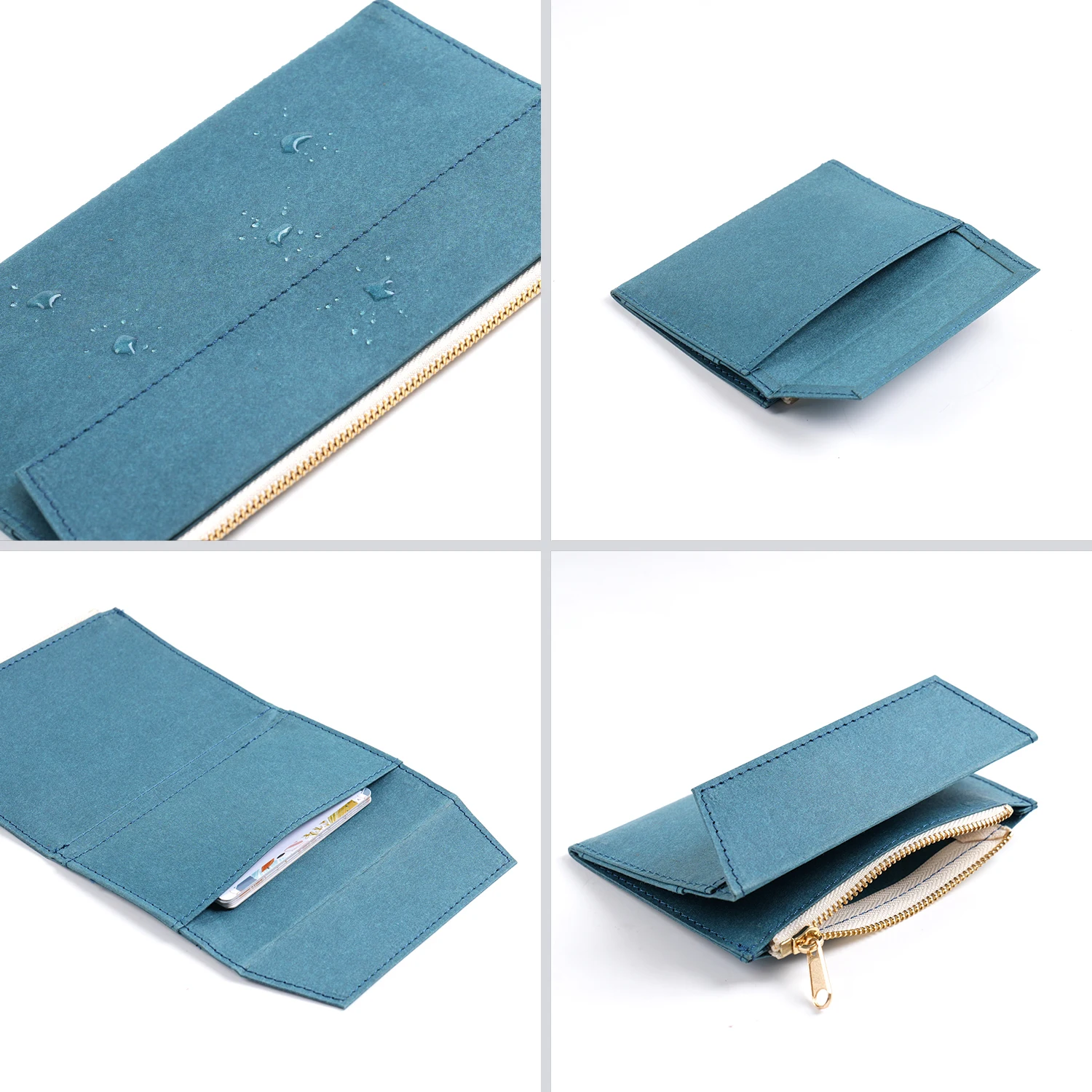 Zipper File Storage Bag for Travel Notebook Washable Special Paper Pocket Card Holder Bill Pouch Folder Stationery Accessories