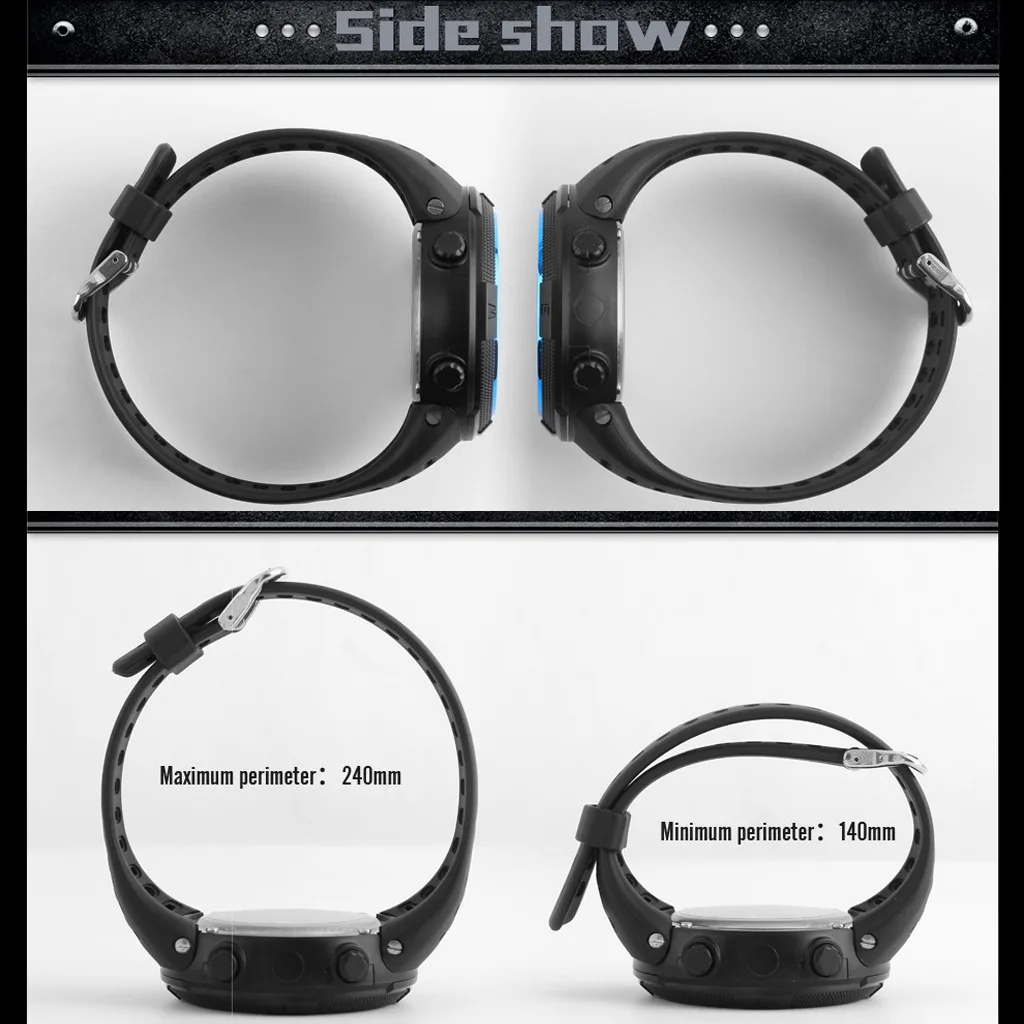 Reloj de pulsera deportivo militar YIKAZE Y01 para hombre, relojes digitales multifunción para hombre, reloj resistente al agua, reloj electrónico para estudiante para hombre