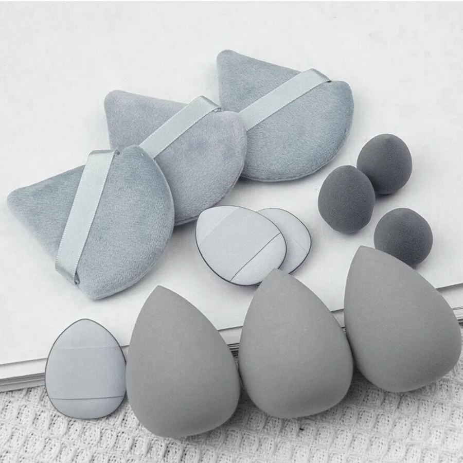 Set combinato piccolo, medio e grande da 12 pezzi Makeup Puff Essential per principianti