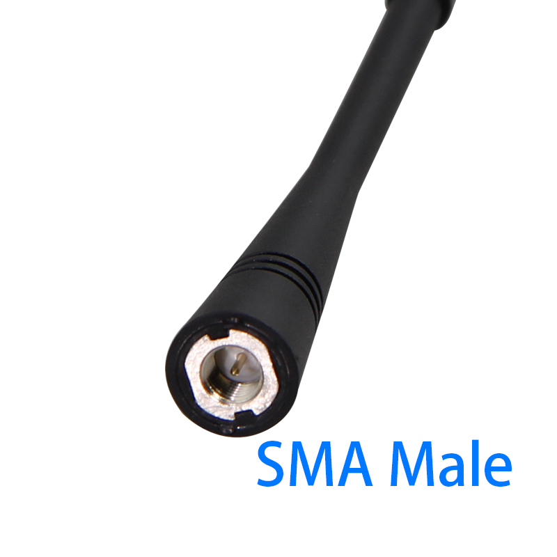 Antena bramkowa Lora, 433 MHz, 450-470 MHz, 510 MHz, 580 MHz, moduł radiowy, dookólny, wysoki wzmocnienie, miękki, głowica męska SMA