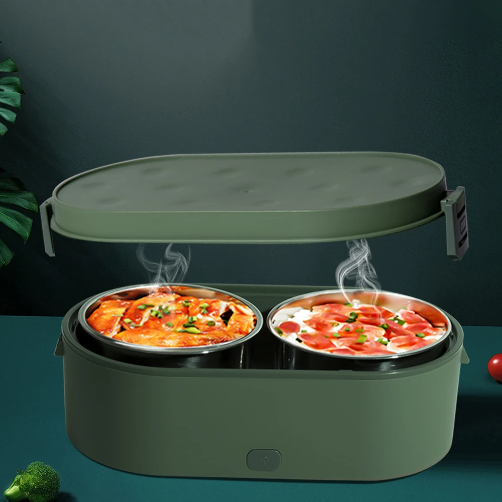 Portable Food Warmer USB Electric Heating Detachable Electric Heating Lunch Box School Outdoor Lunch Box