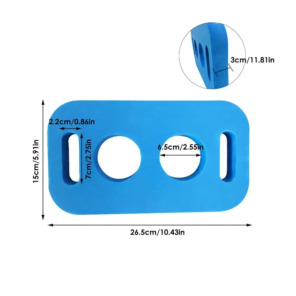 Conector de macarrão de natação colorido eva vara de natação conector de espuma com 2 furos cruzados diversão aquática crianças nadar macarrão acessórios