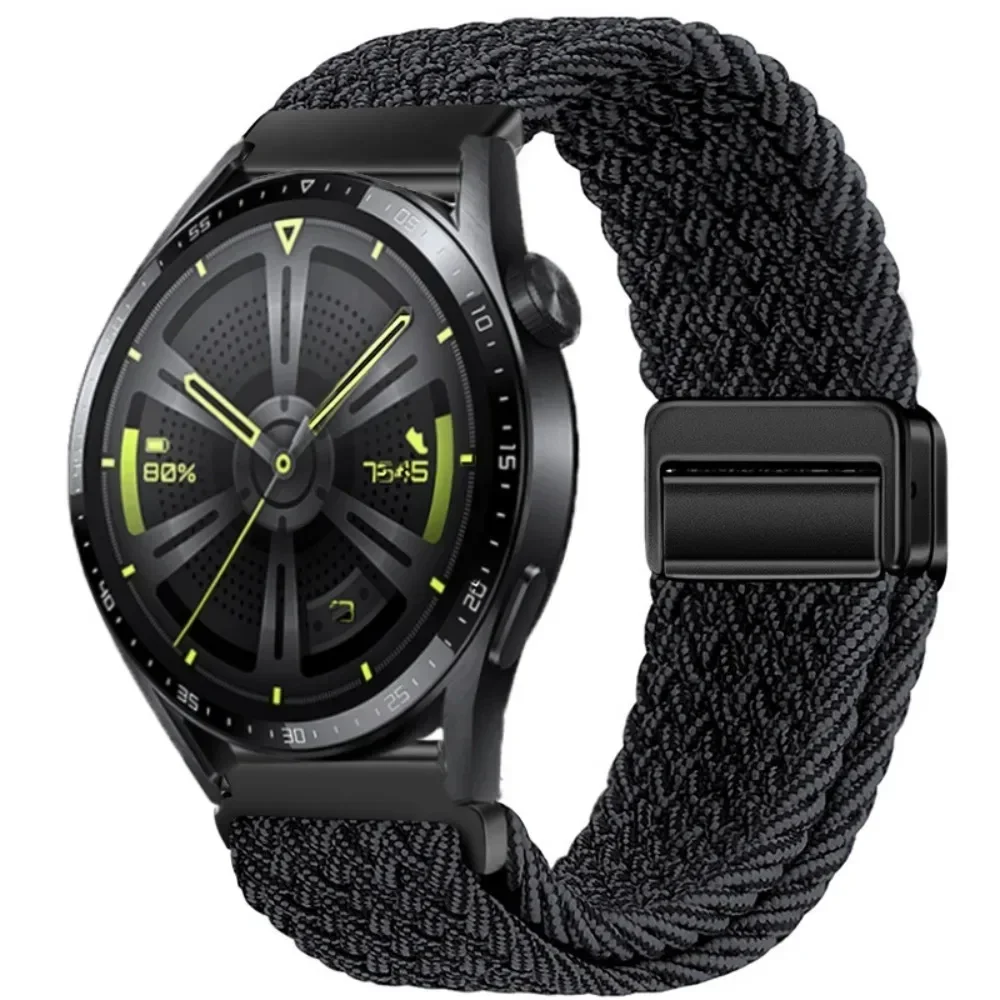 22 ミリメートル 20 ミリメートルナイロンバックルストラップ Huawei 社 Watch GT 4 3 2 46 ミリメートル/4 プロ 3Pro ブレスレットサムスン Watch7/6/5/4/クラシック調節可能なベルト