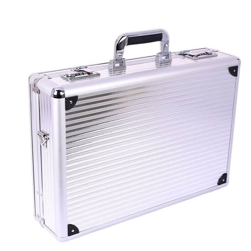 Portable Locking Security Briefcase for Business Travel, Office Documents & Tool Storage - Durable Carry-on Luggage Case