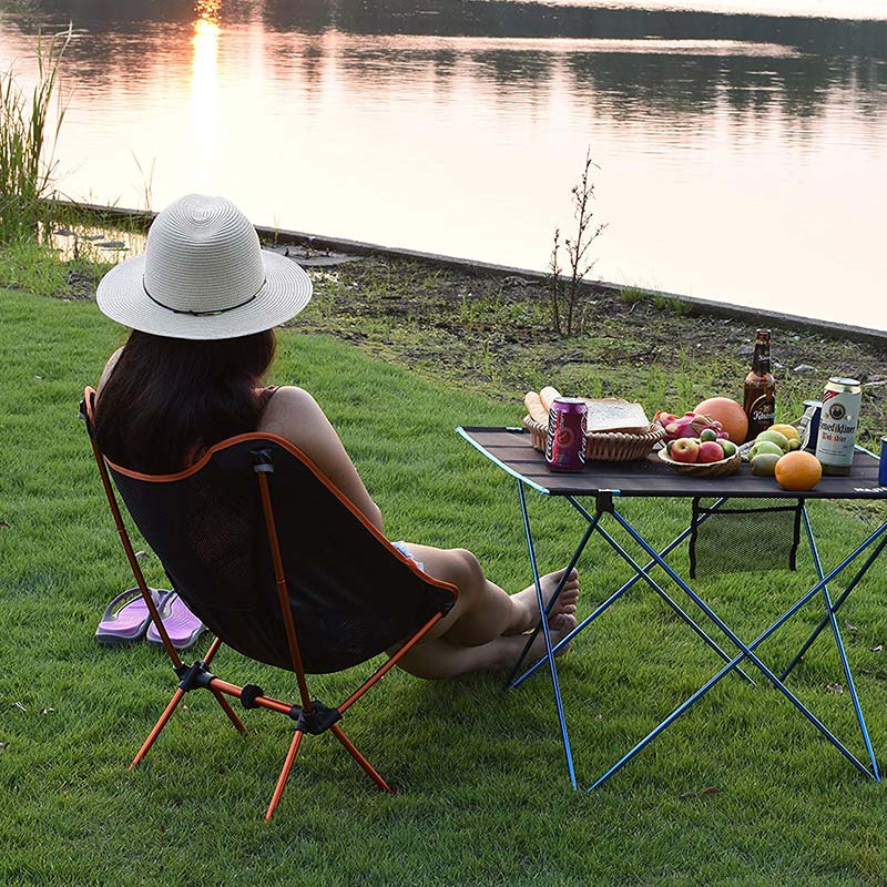 Silla de viaje ultraligera para acampar, silla plegable superdura de alta carga para exteriores, portátil, para playa, senderismo, asiento para Picnic, herramienta de pesca