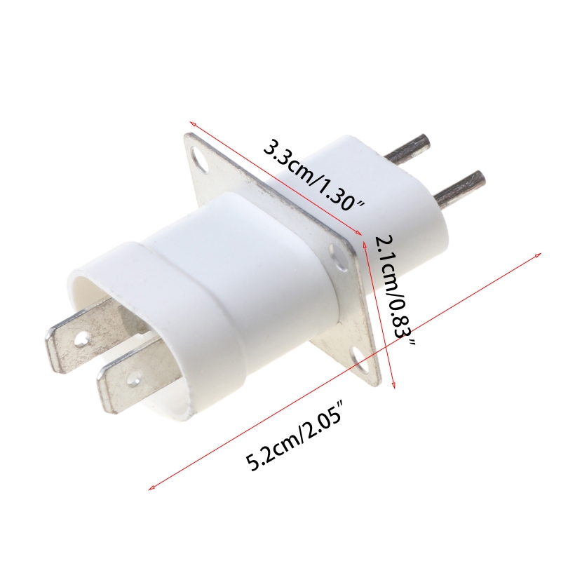 Trang chủ Lò sóng điện tử Magnetron Filament 4 chân Bộ chuyển đổi ổ cắm màu trắng