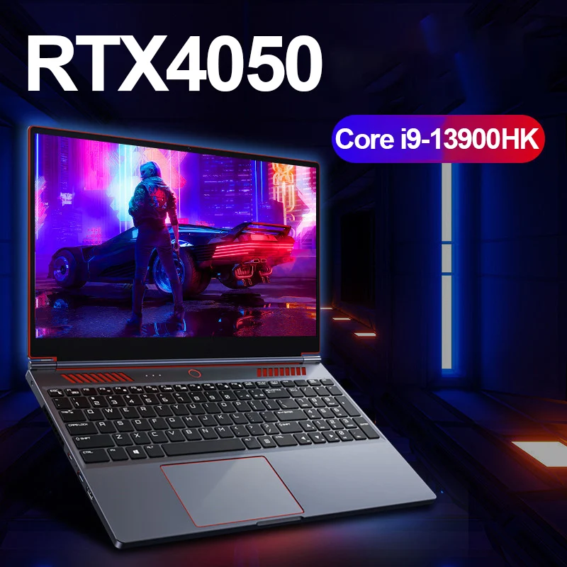 Laptop gamingowy S6, ekran 16,1 cala, bateria 4800 mAh, Intel Core i9-13900HK, RTX4050 4G, notebook, 64 GB RAM (2*DDR5), 2*M.2, 4 TB, 144 Hz, PCI-E, laptop biznesowy