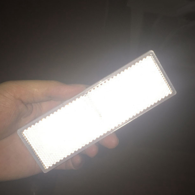 Safurance バイク トラック トレーラー 車 プラスチック反射リフレクター プラスチック反射リフレクター 夜間安全警告ステッカー テープ