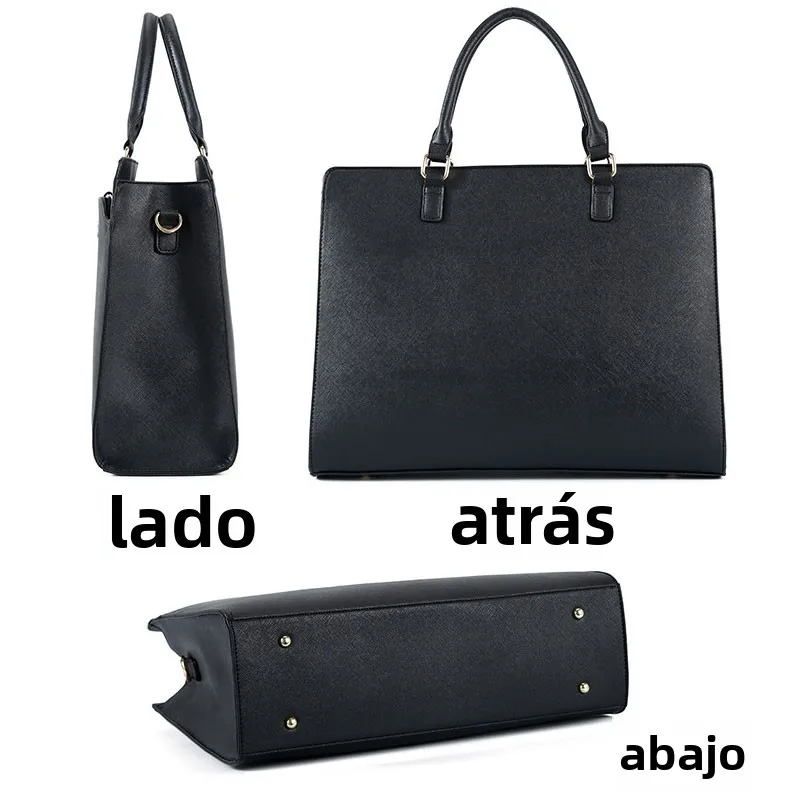 Mtín de mano para mujer 2025, multicartimentos, para viajes diarios, para documentos A4, con capacidad para portátil de...