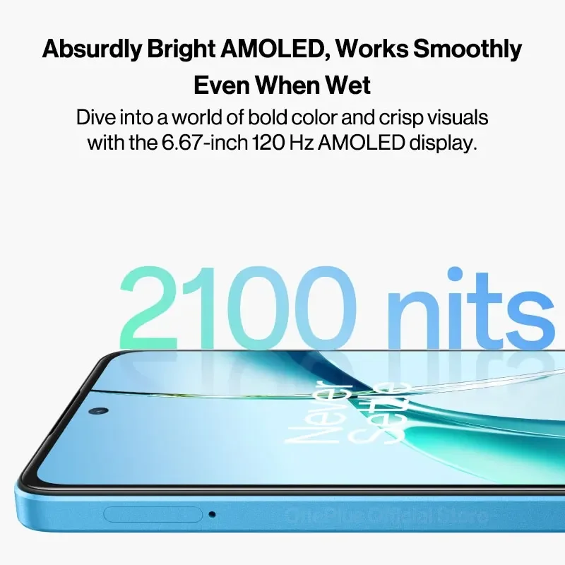 2024 New OnePlus Nord CE 4 Lite 5G Global Version 5500mAh Battery 80W SUPERVOOC 50MP SONY OIS Camera 120Hz AMOLED Display