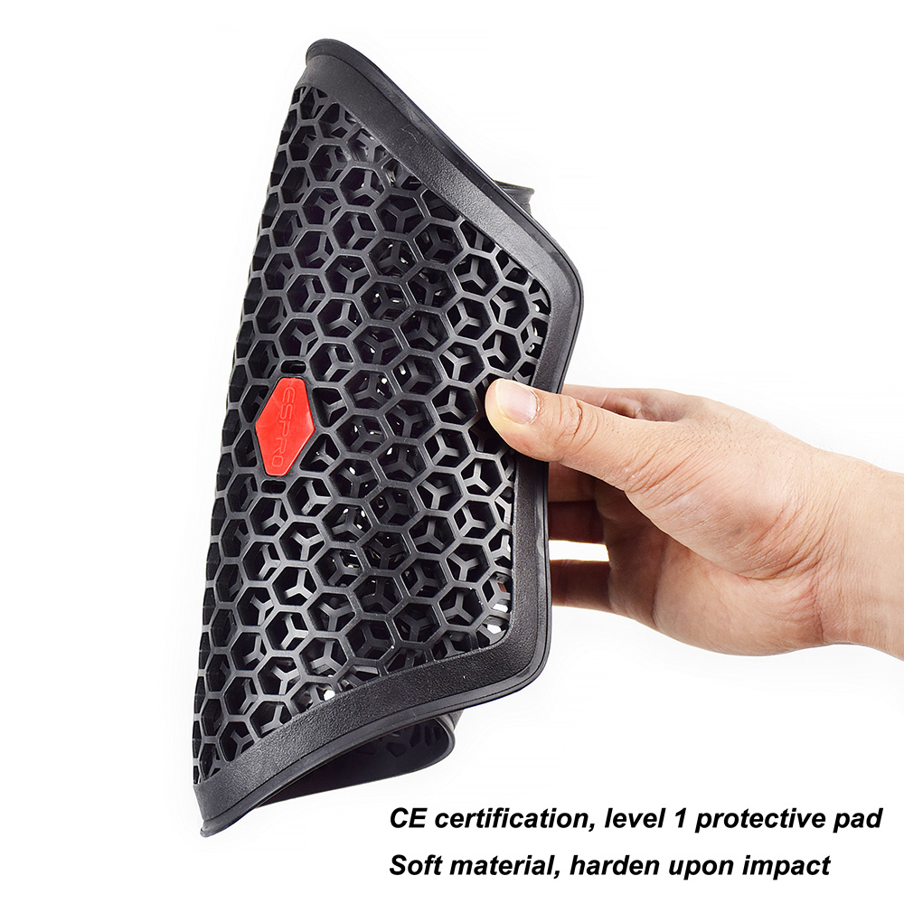 CE-geprüftes Motorrad-Schulter-Ellenbogen-Rückenschutzpolster, universelle Motorrad-Brustpolster, weiche Motorradjacke, Einsatzpanzerung