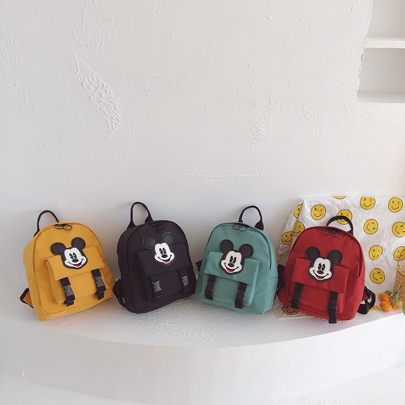 Disney Mickey Rucksack Mode Kinder Rucksack Cartoon Schult asche Kinder Jungen Mädchen Kindergarten Student Schult asche Rucksack