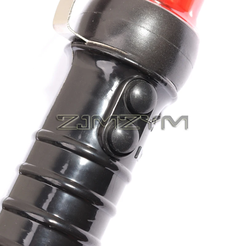 30CM Multi-function Outdoor LED Traffic Safety Flashing Warning Light Whistle Magnet Hook Buzzer Guide Rod