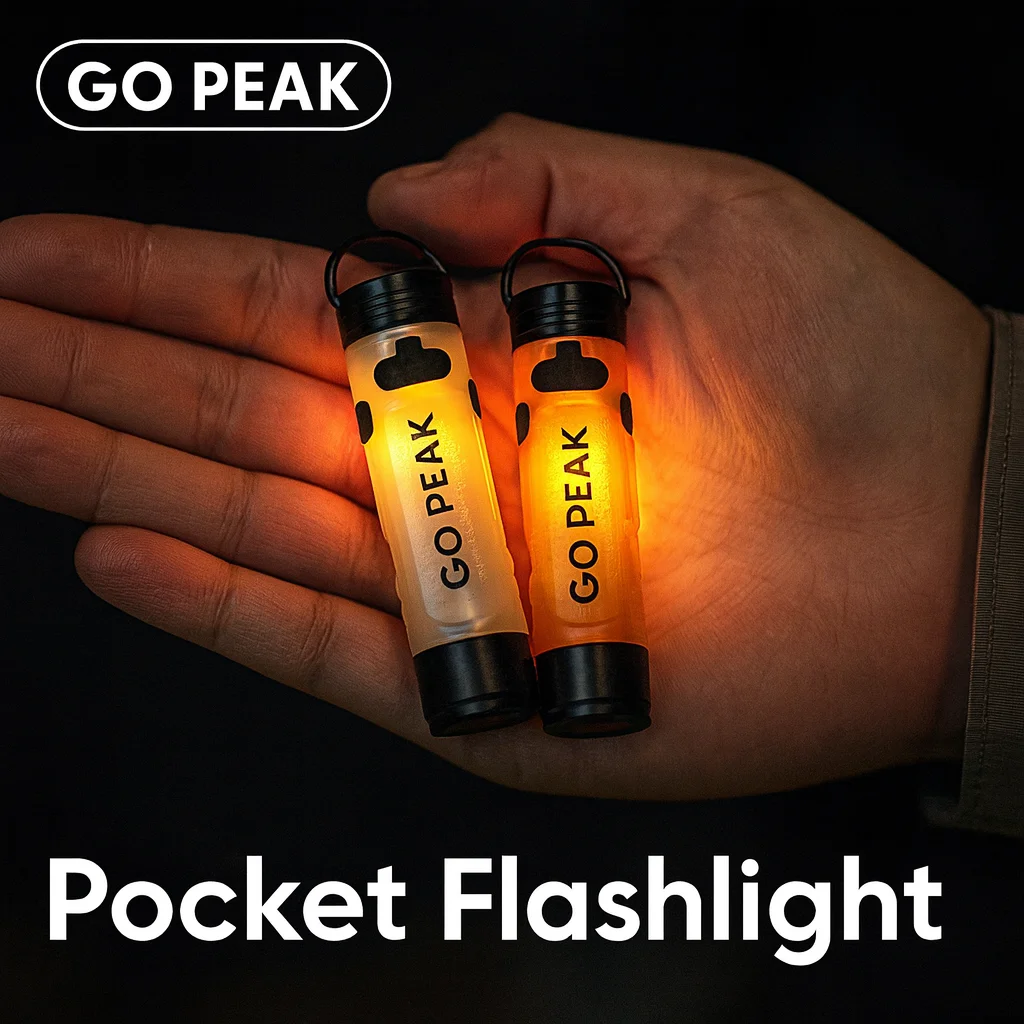 Gopeak bolso mini lanterna ao ar livre led chave clipe tampa 5050 tocha longa resistência usb recarregável de emergência caminhadas acampamento trilha