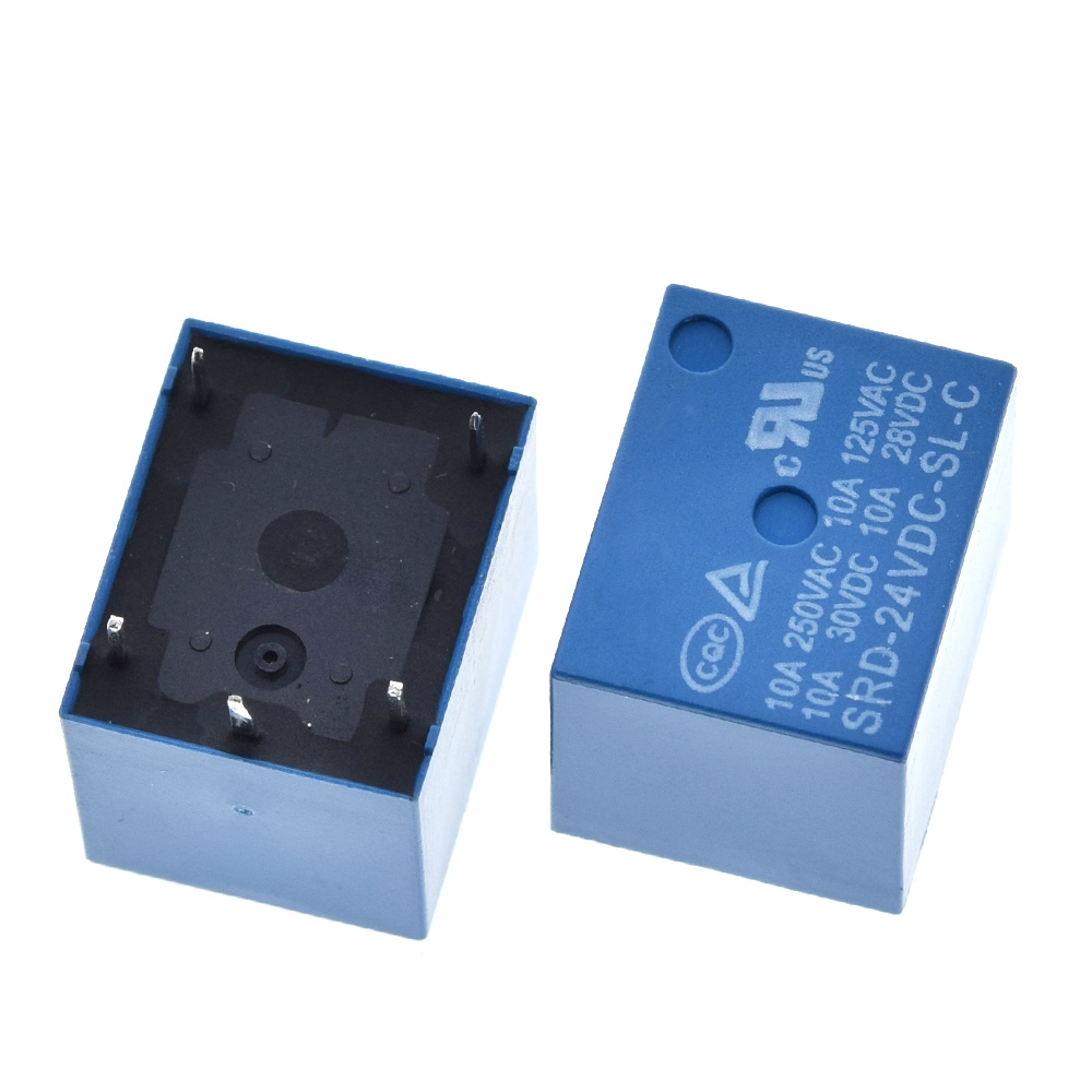 Rơ Le SRD-03VDC-SL-C SRD-05VDC-SL-C SRD-06VDC-SL-C SRD-09VDC-SL-C SRD-12VDC-SL-C 3V 5V 6V 9V 12V 24V 48V 10A 250VAC 5PIN
