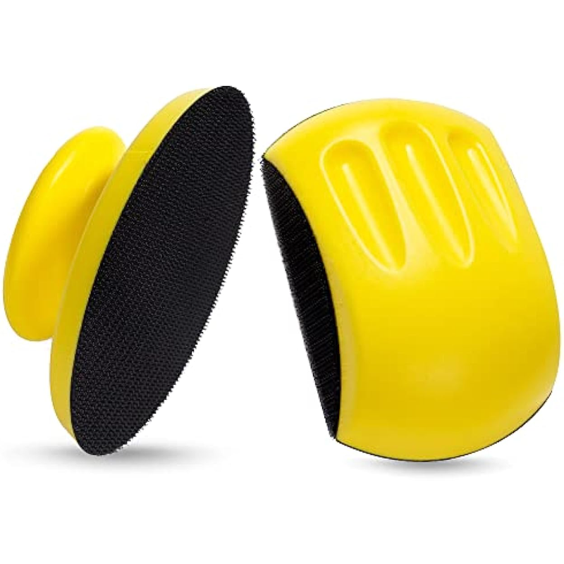 Bloque de lijado manual de 5/6 pulgadas, lijadoras de mano con gancho y bucle para madera redonda y ratón, bloque de lijado manual, 1 Uds.