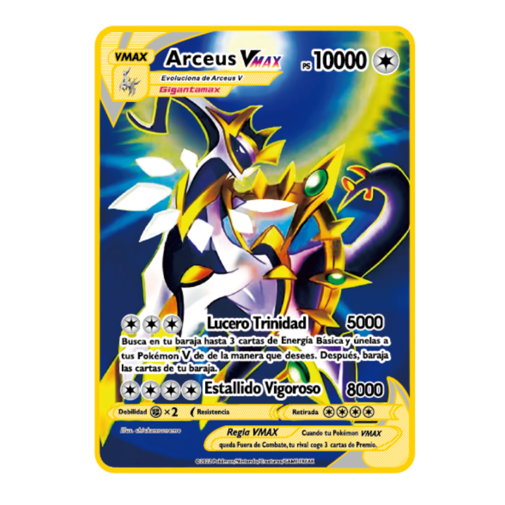 Tarjetas de Pok es mon de español, letras de Pokémon de Metal, tarjetas de hierro de Pokémon español, Mewtwo Pikachu Gx Charizard Vmax Cartas Pok é, novedad de 2024