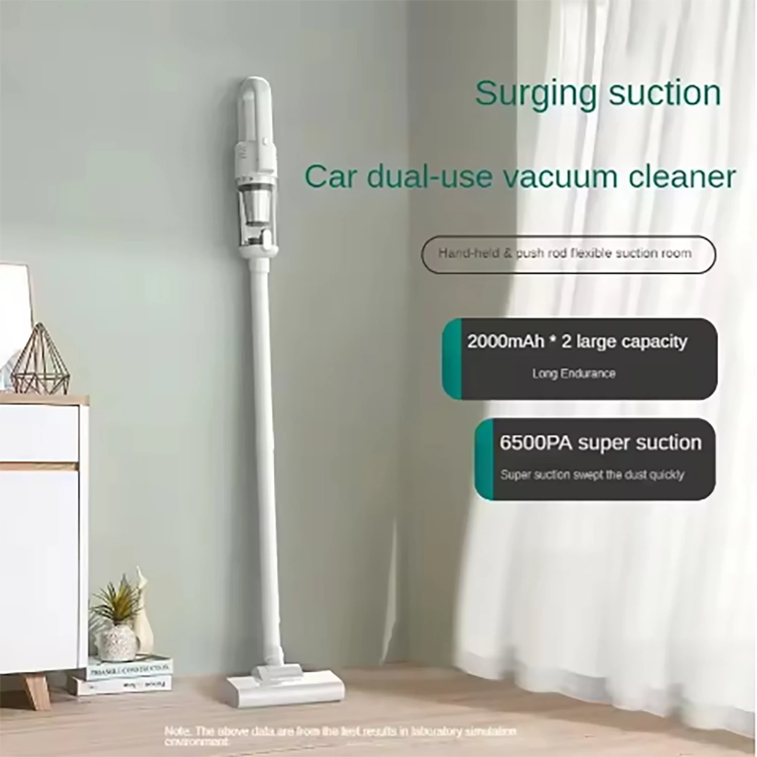 Aspirador de pó portátil multifuncional 19000pa, sucção poderosa, filtro hepa, sem fio, para piso de carro, doméstico