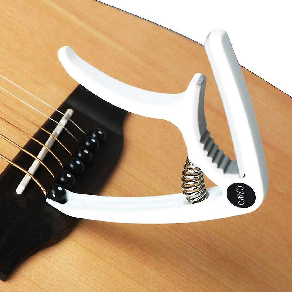 Capo de guitarra para baixo elétrico acústico, ukulele, braçadeira de troca rápida, capo universal, acessórios de guitarra de dupla utilização