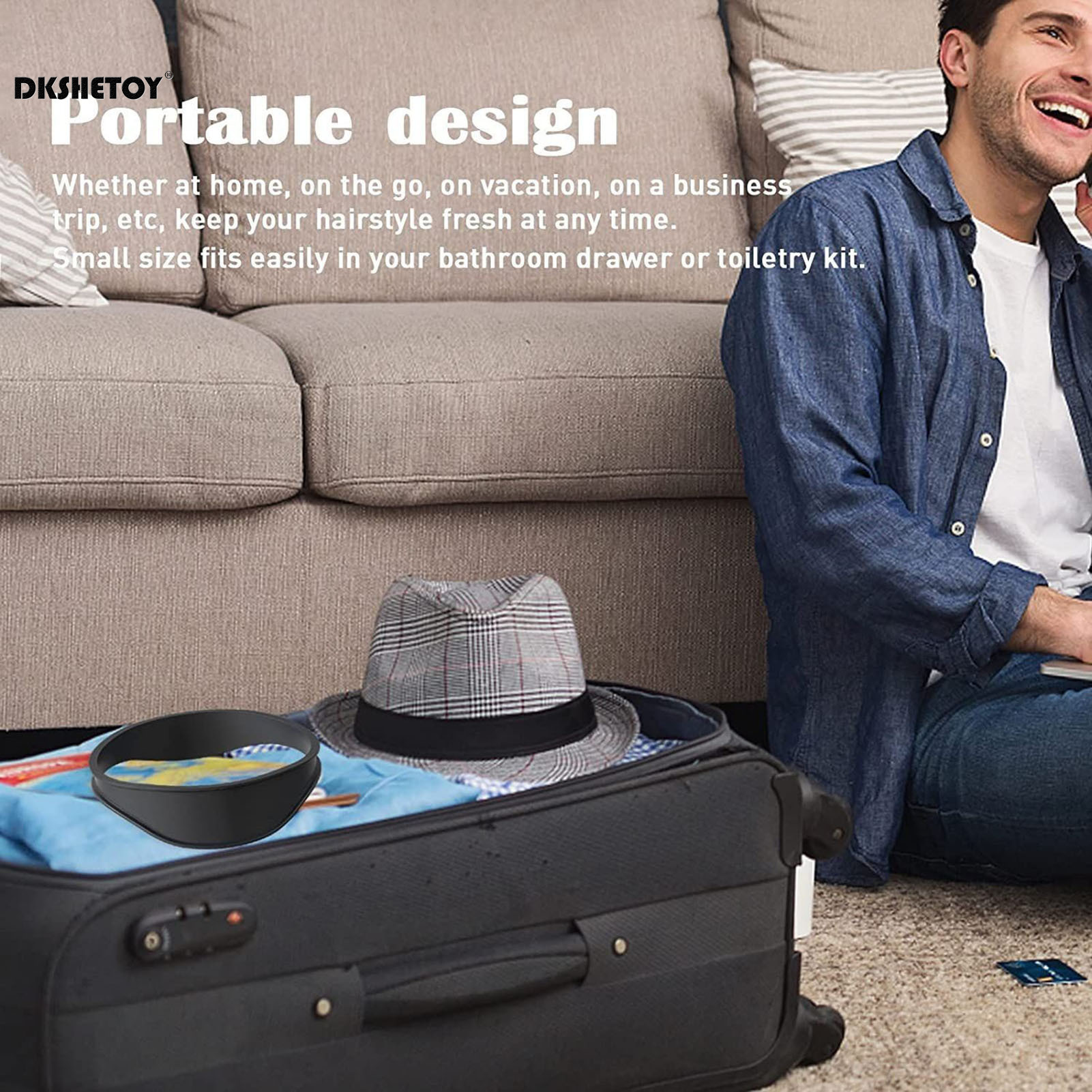 Modelo de barbear de decote de silicone, faça você mesmo, cortes de cabelo para casa, faixa curvada, guia de corte de cabelo, acessórios de barbeiro