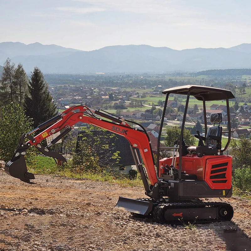 800Kg Thủy Lực Xe Đào Đất Mini 1ton 2 3T Mini Đào 1.8ton Nhỏ Bagger Với Giá Cả Cạnh Tranh Gặp CE ISO Chứng Nhận