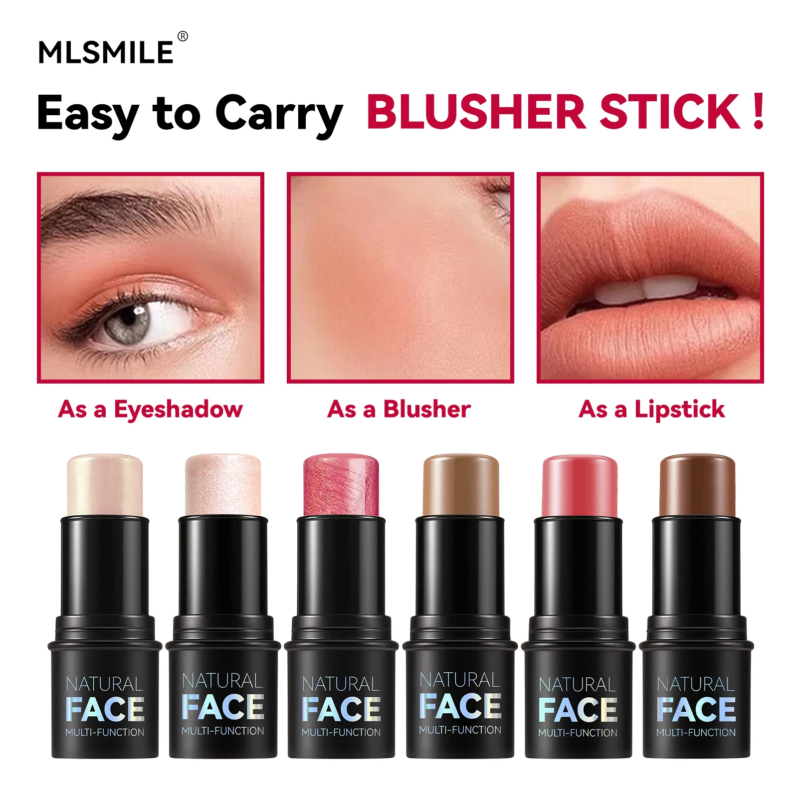 Make-up Gezicht Contouren Bronzer Stick Multifunctionele Markeerstift Verhelderende Zijderups Blusher Rouge Crème Wijzigen Concealer Pen