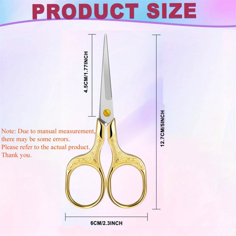 1 Set，Vintage Scissors，Suitable for sewing、Embroidery and Fabric Work，Perfect for home and tea ceremony，Includes pet scissors an