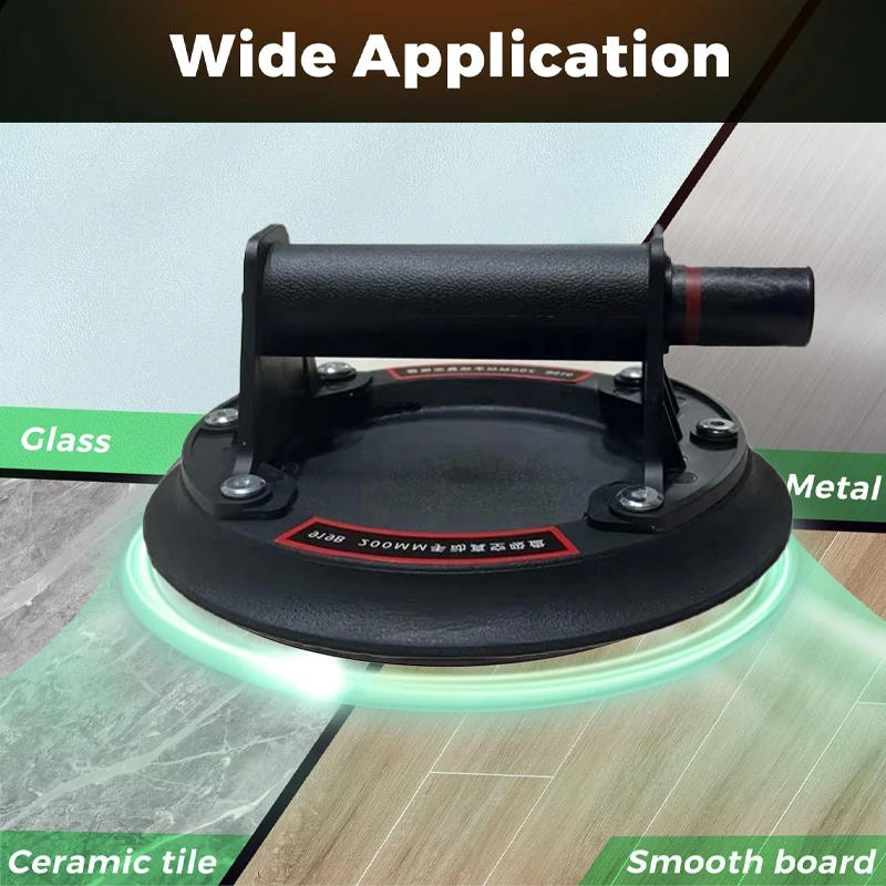 2025 Vacuum Suction Cup 200kg Loading Capacity Heavy Duty Vacuum Spreader for Tile Adsorption Granite Glass Lifting 8 Inch Cup