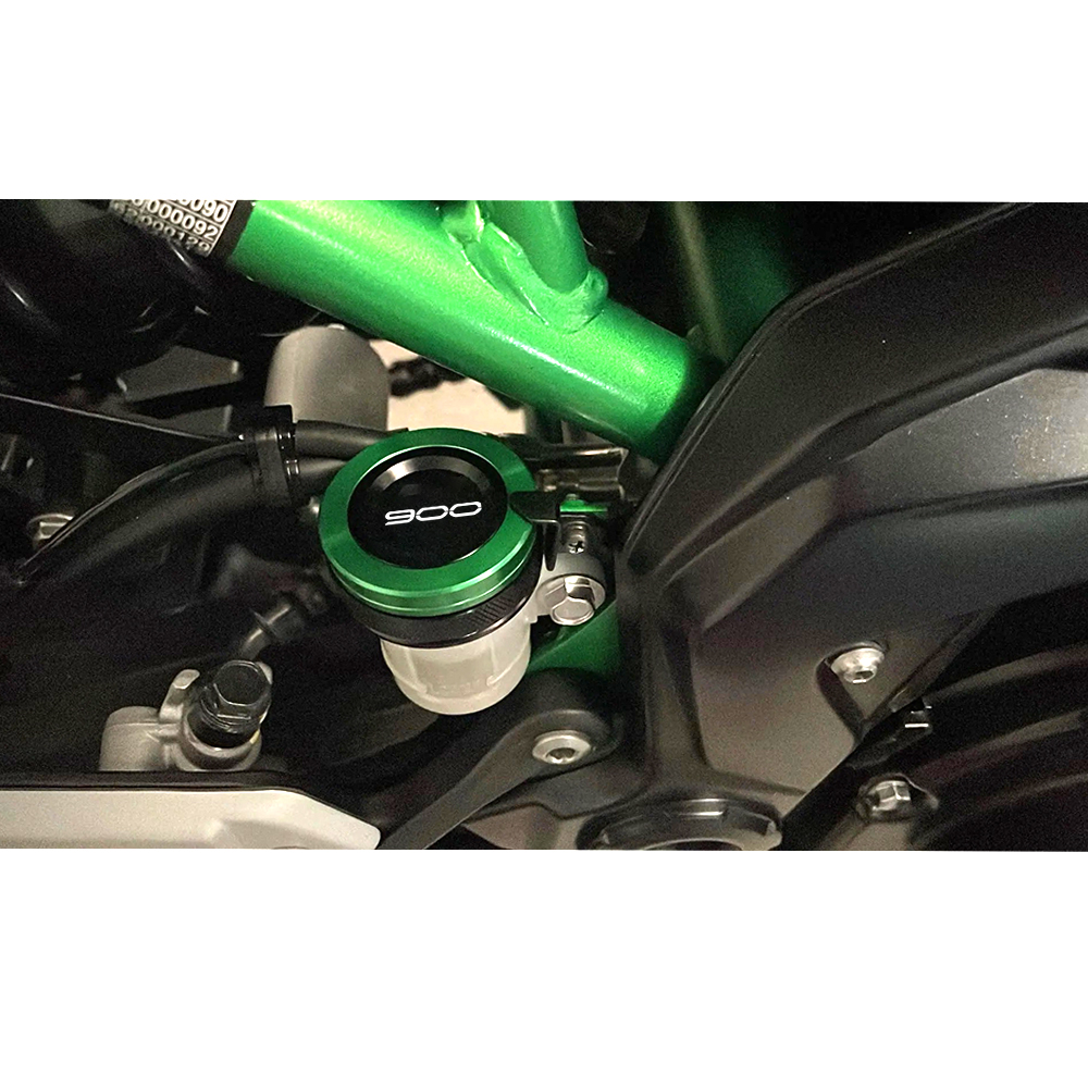 For Kawasaki Z900 Z 900 2017-2022 2023 2024 Motorcycle CNC Rear Front Brake Fluid Reservoir Cap Oil Filler Cap Plug Cover