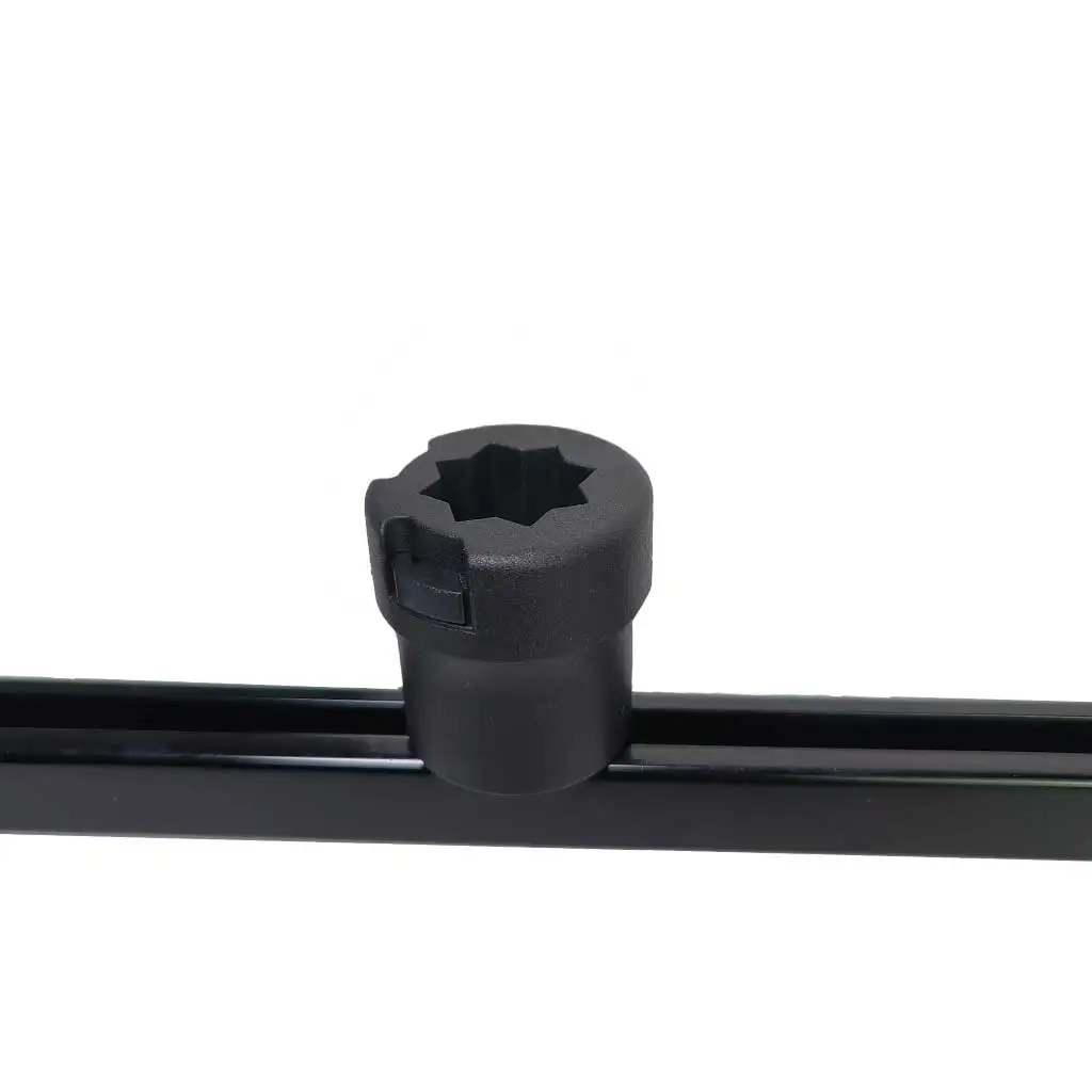 1 Stück Kajak Schiebe Getriebe Kopf Track Adapter Kanu Beiboot Marine Boot Tracking Schiene Angeln Stern Mount Basis für GPS Fisch Finder