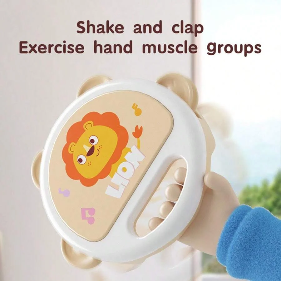เด็ก Clapping กลองที่ละเอียดอ่อนกลองเครื่องดนตรีน่ารักกลองมือถือกลองเครื่องดนตรีสําหรับเด็ก