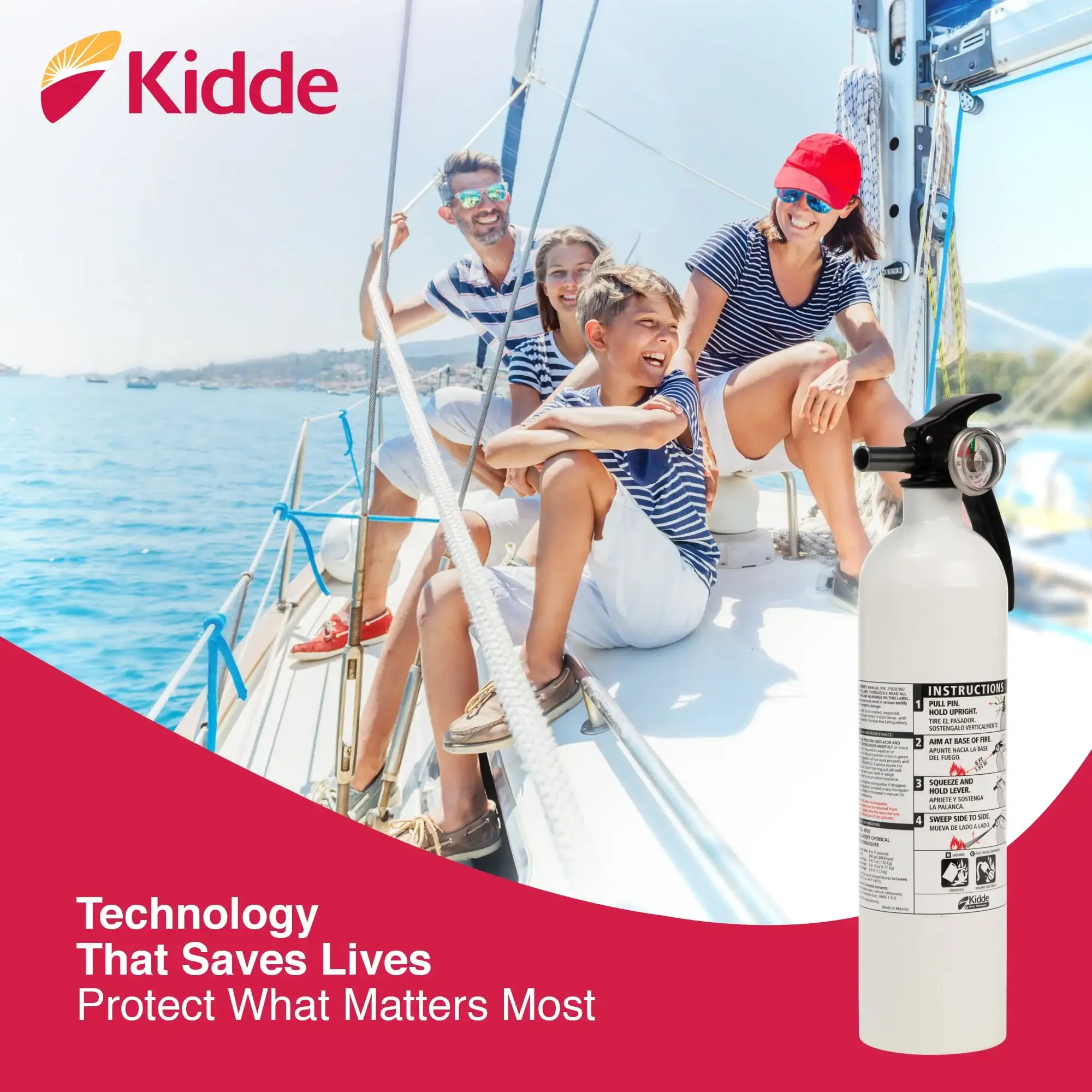 Auto/Marine Fire Extinguisher,Contains 2.9 pounds of fire extinguishing agent.
