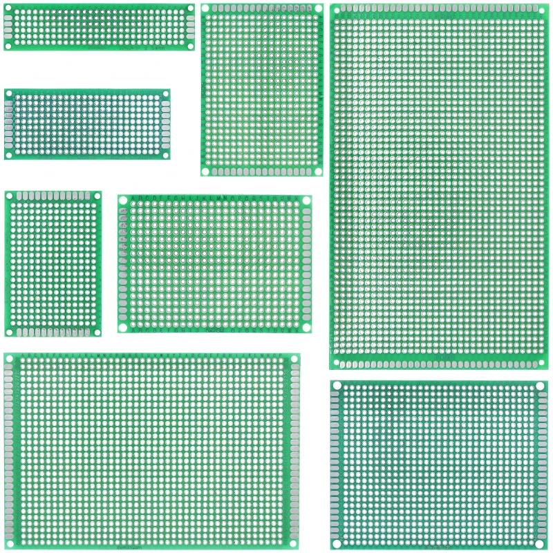 2x8 3x7 4x6 5x7 6x8 7x9 8x12 9x15 Double Side Prototype Diy Universal Printed Circuit Board Protoboard For Arduino Diy Kit