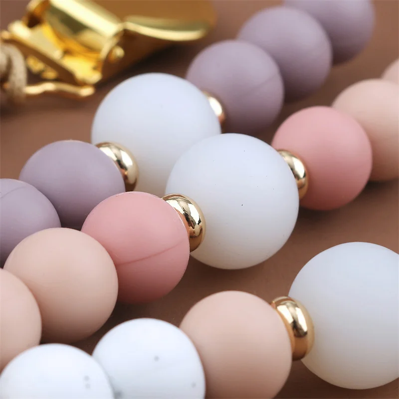 Mới Tùy Chỉnh Cá Tính Tên Tự Làm Núm Vú Giả Kẹp Viền Silicone Núm Vú Giá Đỡ Đậu Nành Cho Em Bé Dây Chuyền Bé Miếng Dán Đồ Chơi Quà Tặng
