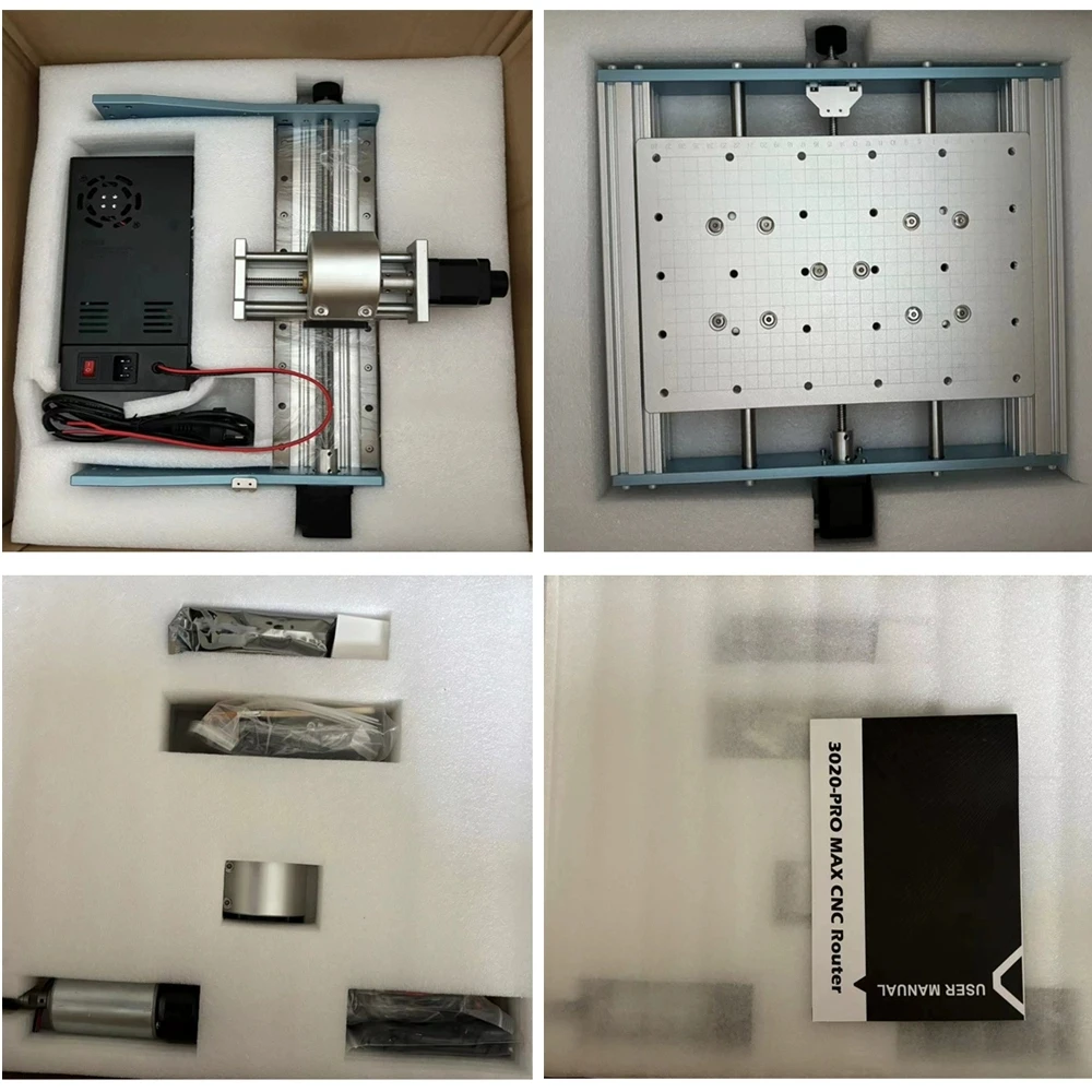 Máquina de grabado CNC 3020 Pro Max, enrutador de madera con husillo de 300W para Metal acrílico, fresadora y cortadora con controlador sin conexión