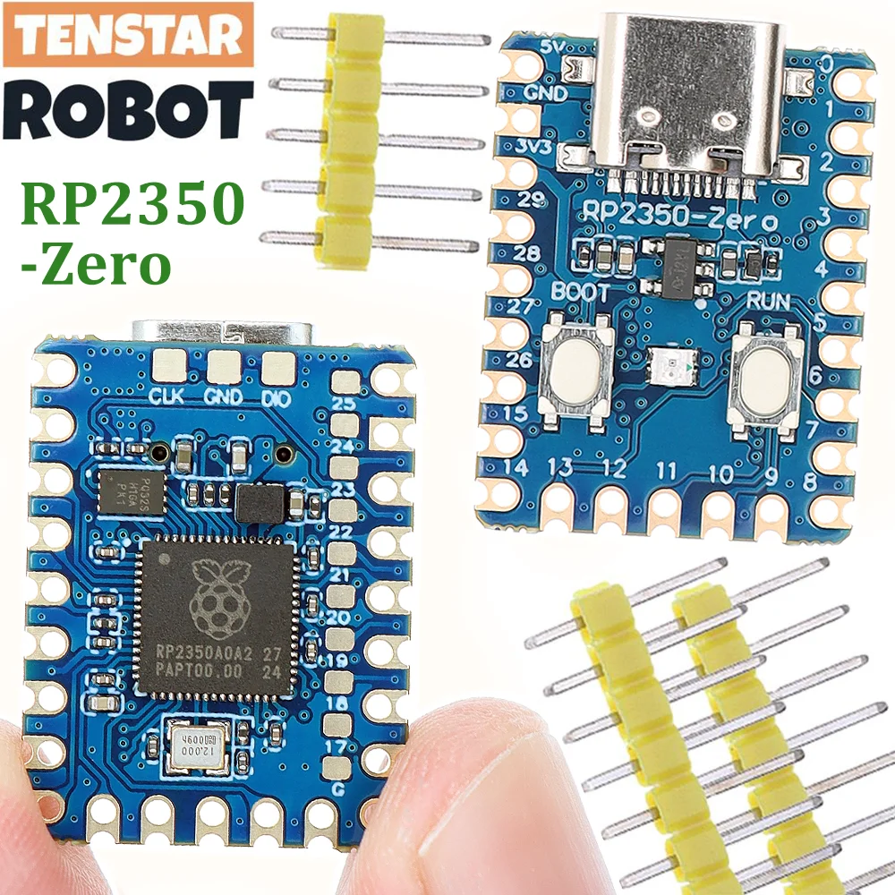 TENSTAR RP2040-Zero RP2040 for Raspberry Pi Microcontroller PICO Development Board Module Dual-Core 2MB Flash RP2350