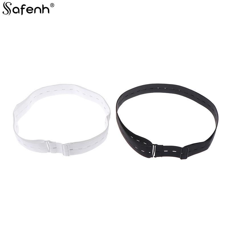 Cinturón antideslizante a prueba de arrugas para hombre y mujer, correa ajustable con bloqueo para camisa