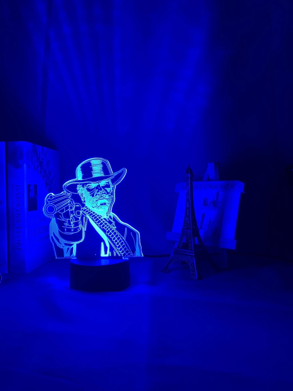 Trò Chơi Red Dead Redemption 2 Món Quà Tặng Acrylic 3d Đèn Cho Phòng Game Trang Trí Nightlight RDR2 Arthur Morgan Hình Trẻ Em Led đèn Ngủ
