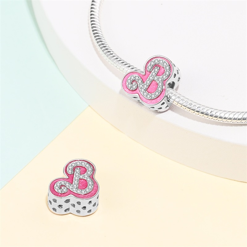 925 banhado a prata espelho mágico perfume princesa anjo tronco rosa encantos contas caber pandach 925 pulseira original jóias finas diy