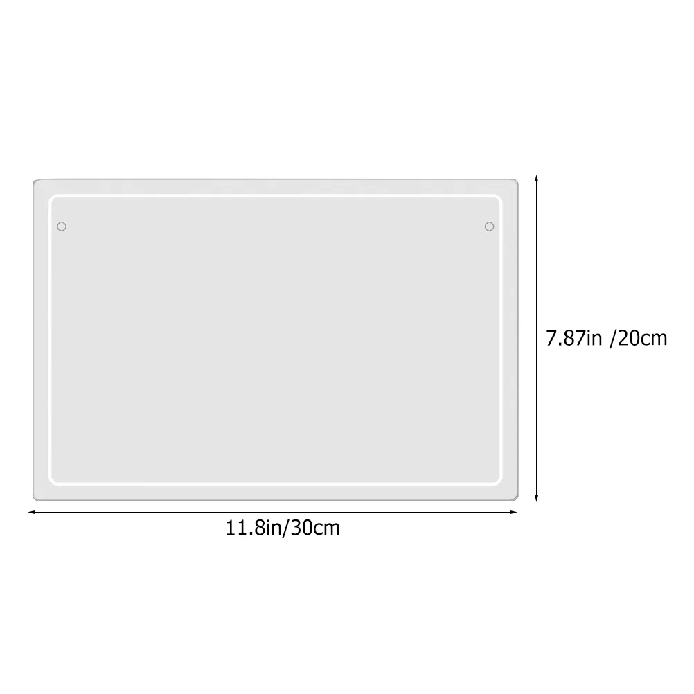 1 Satz Acryl Memo Schreib brett transparente Memo Board Schreibtisch Acryl Board Tisch Schreibtafel