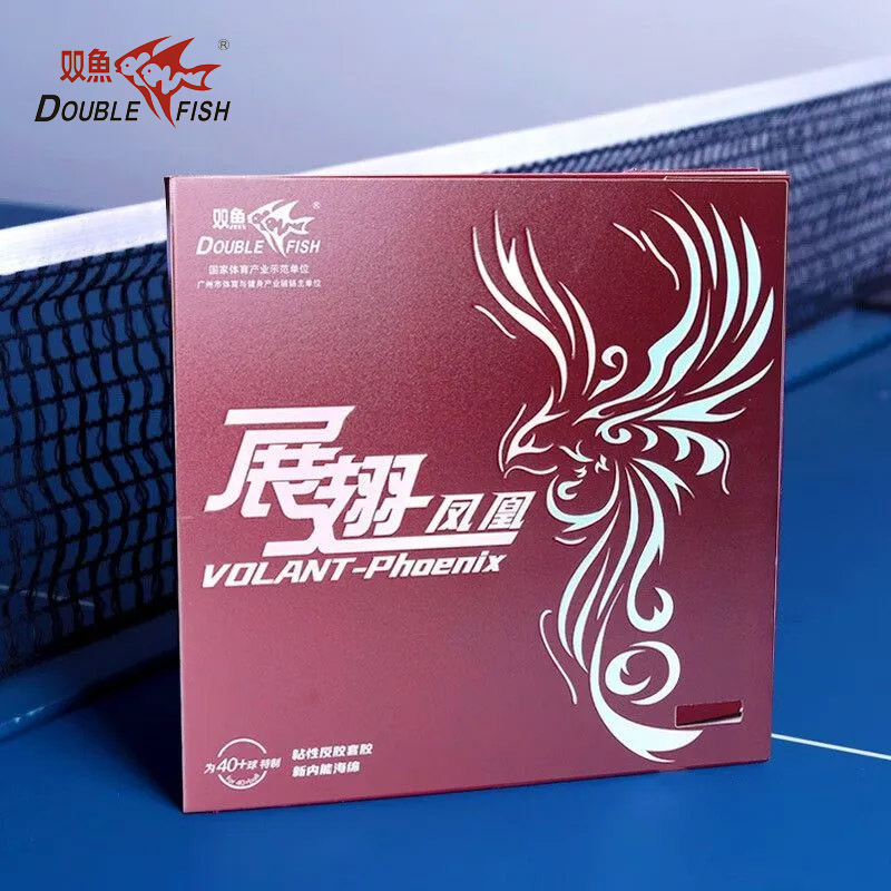 DUBBELE VIS Volant Tafeltennisrubber Tacky Top Sheet Professioneel Pingpongrubber Gemaakt in China
