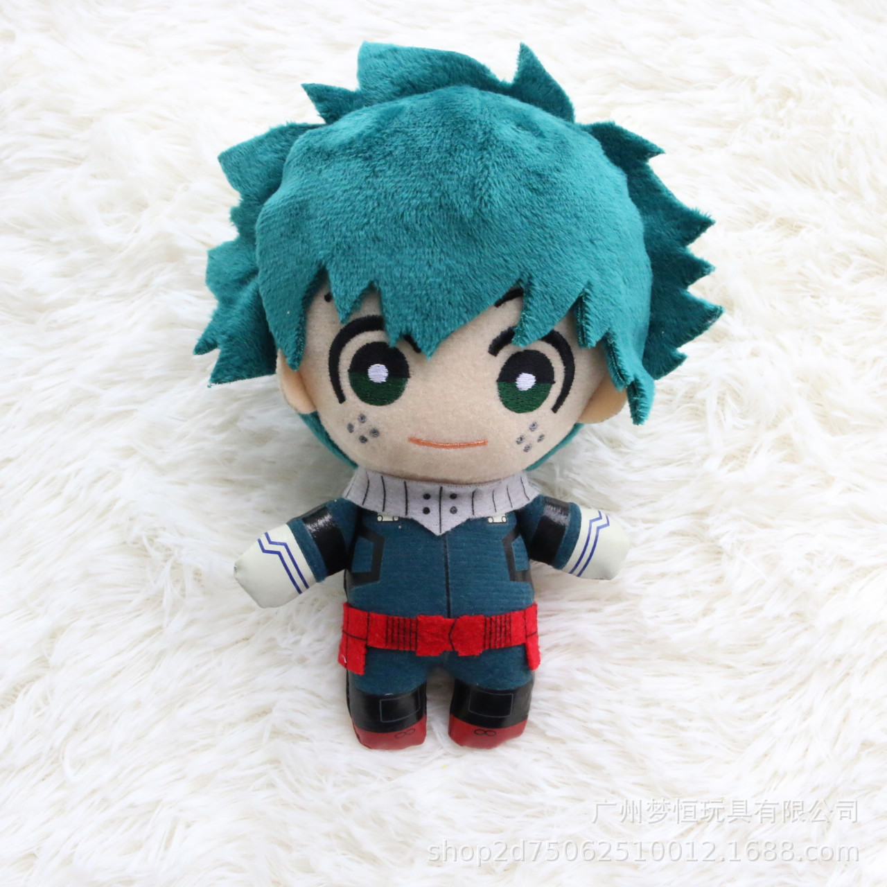 Anime Midoriya Izuku Bakugou Katsuki Todoroki Shoto llavero de felpa figura Cosplay accesorios de dibujos animados