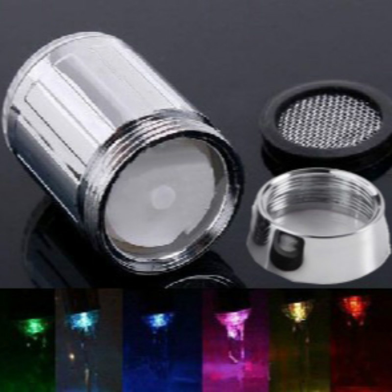 LED Faucet Light Tap Nozzle RGB 7 Colors Change Blinking Temperature Faucet Aerator Water Saving Bathroom Kitchen Accessories