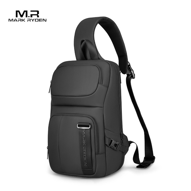 Mark ryden bolsa crossbody para 13.3 "almofada rfid anti-roubo mensageiro bolsa de ombro repelente de água curta viagem saco de peito mochila masculina
