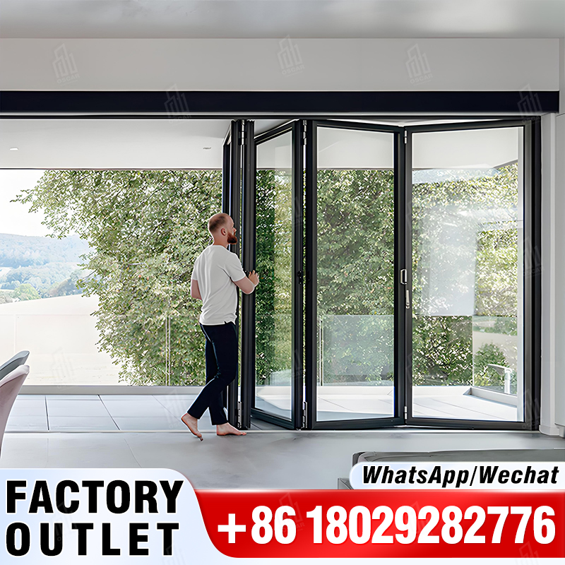 GEDELI-sistema de puertas correderas silenciosas de vidrio templado doble, resistente, exterior, Interior, balcón, Patio, puerta de aluminio de vidrio