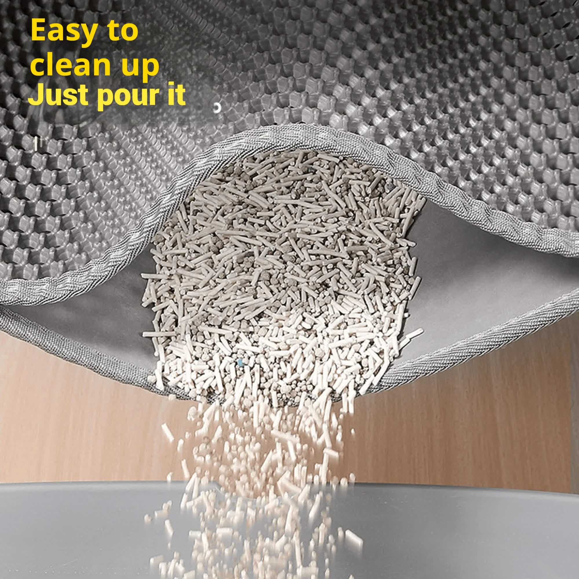 Kattenbakvullingsmat Anti-draagfilter Anti-spat Vuile wastafel Huisdier Dubbellaags Anti-urine toiletmat Gemakkelijk schoon te maken en antislip