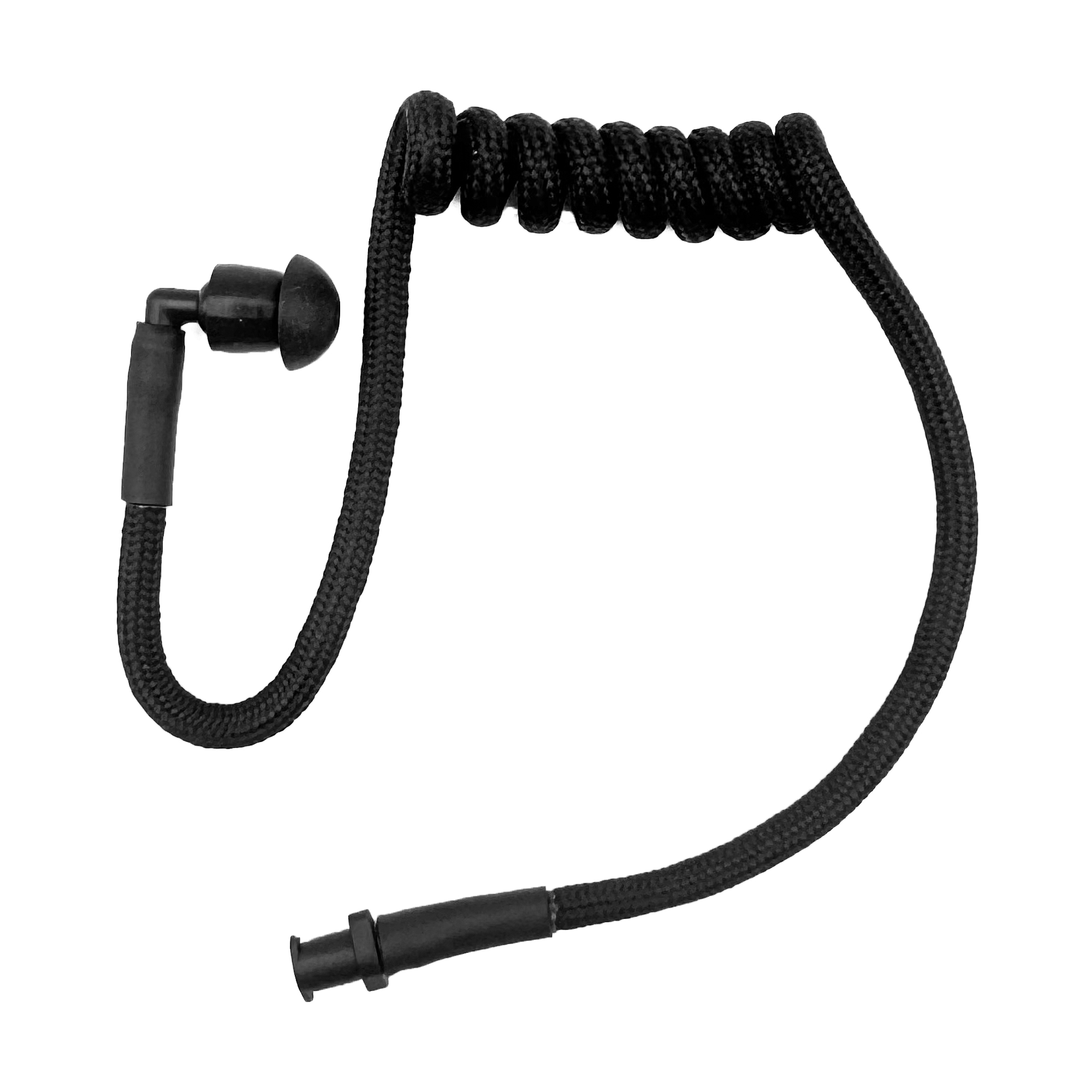 Braided Acoustic Coil Tube Knitted Nylone Moisture Resistant Radio Earpiece Replacement